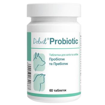 Таблетки для собак и кошек Dolfos Dolvit Probiotic 60шт - купить, цены на MasterZoo - фото 1