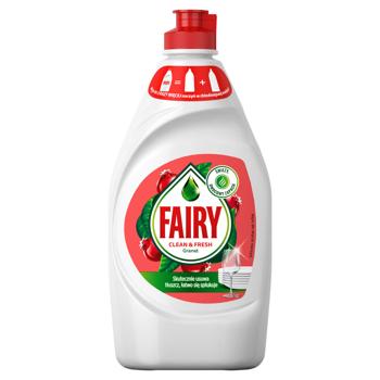 Засіб для миття посуду Fairy Clean & Fresh Гранат 450мл - купити, ціни на КОСМОС - фото 1