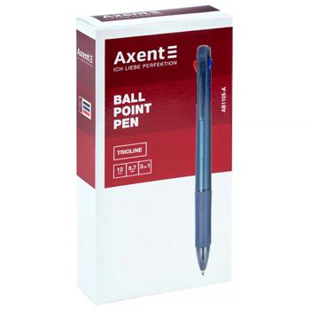 Axent TrioLine Ballpoint Pen 3in1 0.7mm 3 colors - buy, prices for COSMOS - photo 1