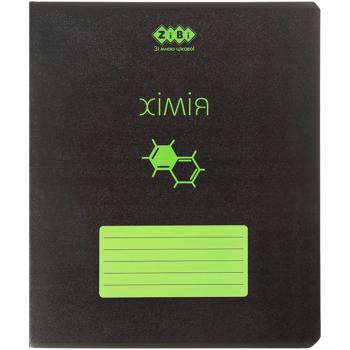 Зошит предметний ZiBi Black Хімія клітинка 48 аркушів - купити, ціни на Auchan - фото 1