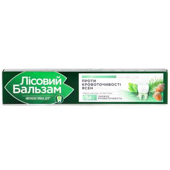 Зубная паста Лесной бальзам при кровоточивости десен 75мл - купить, цены на МегаМаркет - фото 1