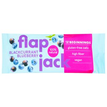 The Beginnings FlapJack Bar with Blackcurrant 60g - buy, prices for WINETIME - photo 1