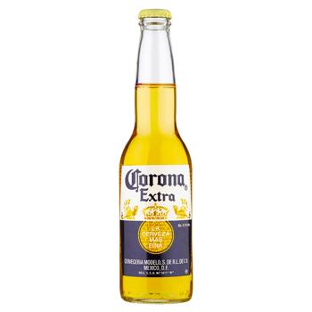 Пиво Corona Extra светлое 4,5% 0,355л - купить, цены на NOVUS - фото 1