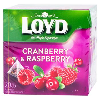 Loyd Cranberry and Raspberry Fruit Tea 2g*20pcs - buy, prices for METRO - photo 1