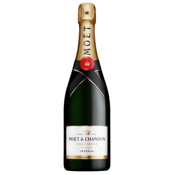 Шампанское Moet&Chandon Imperial белое брют 12,5% 0,75л - купить, цены на КОСМОС - фото 1