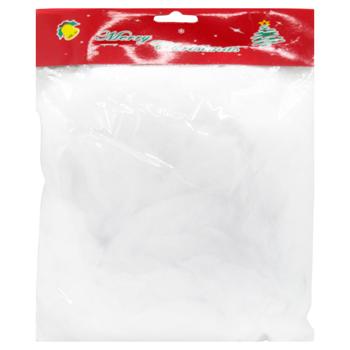 Тканина штучний сніг 50 г арт. YWT25-1 9245 И368 - купить, цены на КОСМОС - фото 1