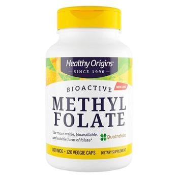 Healthy Origins Methylfolate 800mcg 120 capsules