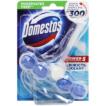Domestos Power 5 Ocean Freshness Toilet Block 55g - buy, prices for MegaMarket - photo 1