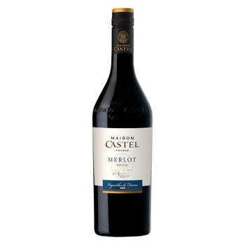 Maison Castel Merlot Red Semidry Wine 13.5% 0.75l - buy, prices for Vostorg - photo 1