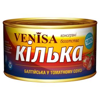 Кілька Venisa балтійська у томатному соусі 240г - купити, ціни на Чудо Маркет - фото 1