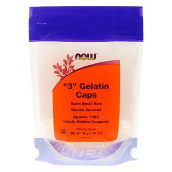 Now Foods 3 Empty Gelatin Capsules 1000pcs - buy, prices for Biotus - photo 1