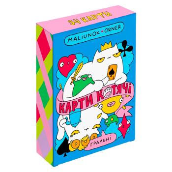 Карти для гри Maliunok Карти котячі - купить, цены на Grono - фото 1