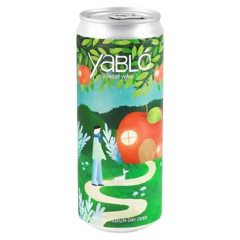 Сидр Yablo FOREST WALK яблучний н/сух. газ 0,33л з/б - купити, ціни на Grono - фото 1