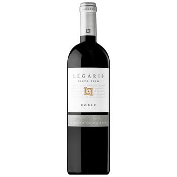 Вино Legaris Roble Ribera del Duero червоне сухе 14% 0,75л - купити, ціни на КОСМОС - фото 1