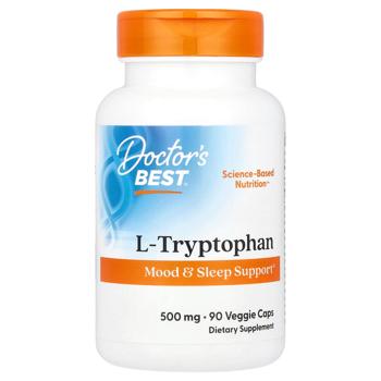 Doctor's Best L-Tryptophan 500mg 90 capsules - buy, prices for Biotus - photo 1