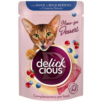 cat food delickcious 80g pouch Lithuania - buy, prices for - photo 1