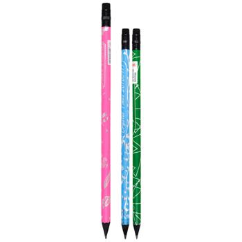 VGR Black Graphite Round Pencil with Eraser VR22320 in Assortment - buy, prices for ULTRAMARKET - photo 1