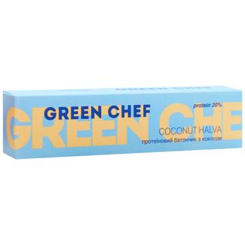 Батончик протеиновый Green Chef Coconut Halva с кокосом 40г - купить, цены на - фото 3