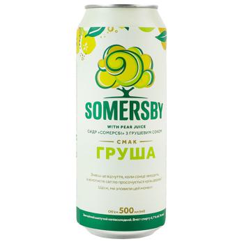 Сидр Somersby з грушевим соком 4,7% 0,5л - купити, ціни на Чудо Маркет - фото 1