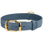 Barksi BronzeDog Crazy шкіряний нашийник для собак XXS - сірий