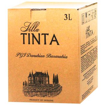 Вино Villa Tinta Рислинг белое сухое 10-13% 3л