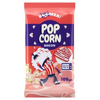 Попкорн Boomza! со вкусом бекона для микроволновой печи 100г - купить, цены на Торба - фото 2