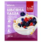 Каша овсяная Novus со сливками и лесными ягодами 40г