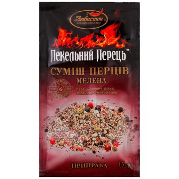 Lyubystok Hell Pepper Ground Pepper Mix 15g - buy, prices for ULTRAMARKET - photo 1