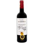 Вино Chateau De Genibon Cuvee Prestige красное сухое 14,5% 0,75л