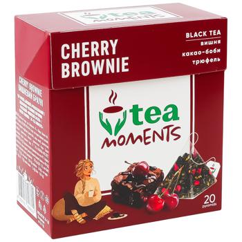 Чай чорний Tea Moments Cherry Brownie 1,8г*20шт - купити, ціни на - фото 3