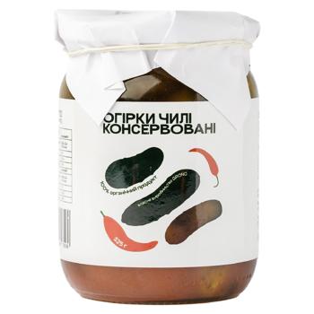 Огірки чилі консервовані 550г GRONO - купити, ціни на Grono - фото 1