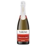 Напій винний ігристий Turino Fragolino Salute Rosso червоний напівсолодкий 6,5% 0,75л