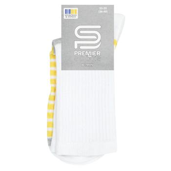 Шкарпетки Premier Socks Економ жіночі високі спортивні р.23-25 - купити, ціни на - фото 6