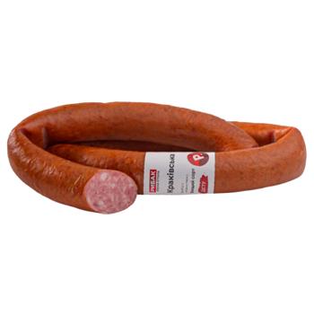 Ковбаса Краківська н/к в/г, кг (РИБАК) - купить, цены на Чудо Маркет - фото 1