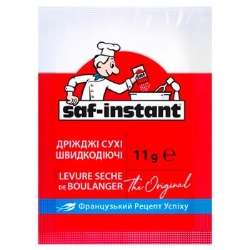 Saf-Instant Quick-acting Dry Yeast 11g - buy, prices for Torba - photo 1