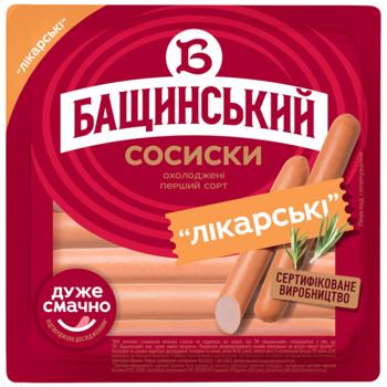 Bashchynskyy Likarski Wieners First Grade 300g - buy, prices for MegaMarket - photo 1