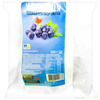 Чорниця Auchan швидкозаморожена 400г