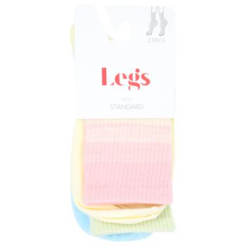 Шкарпетки Legs Cotton Ambre жіночі 36-40р 2 пари - купити, ціни на МегаМаркет - фото 1