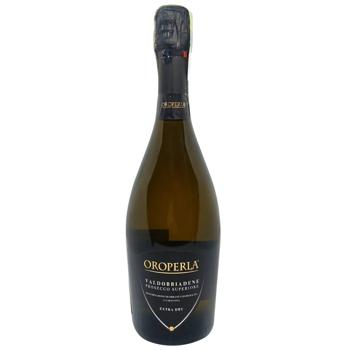 Oroperla Valdobbiadene Prosecco White Extra Dry Sparkling Wine 11.5% 0.75l - buy, prices for COSMOS - photo 1