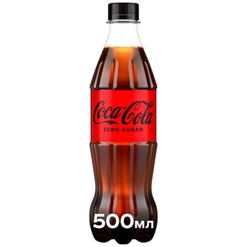 Напій газований Coca-Cola Zero 0,5л - купити, ціни на Торба - фото 1