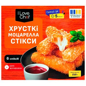 Cheese mozzarella I love chef 210g - buy, prices for Supermarket "Kharkiv" - photo 2