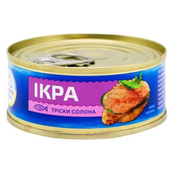 Ікра тріски Водний Світ 100г - купити, ціни на Чудо Маркет - фото 1