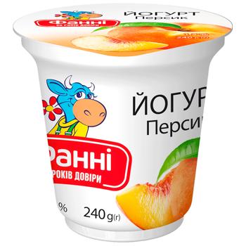 Fanni Peach Yogurt 1.5% 240g - buy, prices for Chudo Market - photo 2