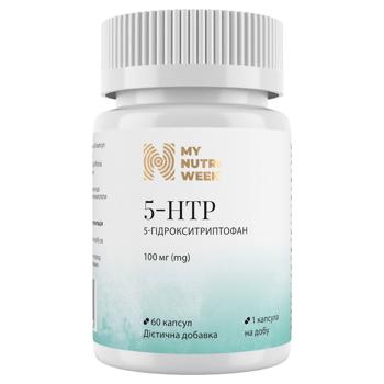 5-гідрокситриптофан My Nutri Week 5-HTP 100мг 60 капсул - купити, ціни на Біотус - фото 1