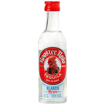 Rooster Rojo Blanco Tequila 38% 50ml
