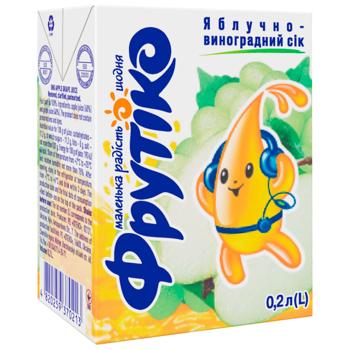 Сок Фрутико яблочно-виноградный 200мл - купить, цены на ЕКО Маркет - фото 2