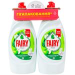 Рідина для посуду Фейрі 2х900мл Зелене яблуко