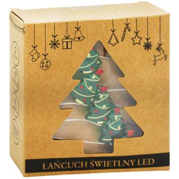 Chomik Christmas Tree Warm White String Garland 20 LED lamps 2.2m - buy, prices for Za Raz - photo 2