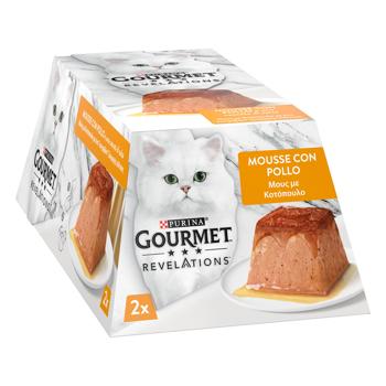 Gourmet Revelations Mousse with Chicken and Gravy Wet Food for Adult Cats 57g x 2pcs - buy, prices for COSMOS - photo 1
