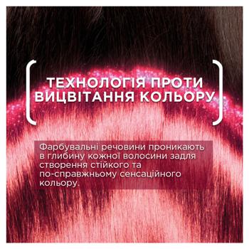 Фарба для волосся Garnier Color Sensation 4.15 Крижаний каштан - купити, ціни на МегаМаркет - фото 3